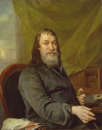 Retrato de Iván Jaritónovich Bilibin el Grande de Dmitri Grigorievich Levitsky