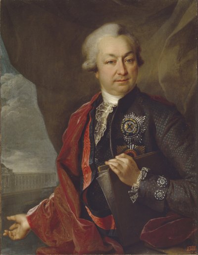 Retrato del Conde Ivan Ivanovich Shuvalov 1727-1797 de Dmitri Grigorievich Levitsky