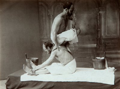 El Baño Oriental. Masaje de Dmitri Ivanovich Yermakov