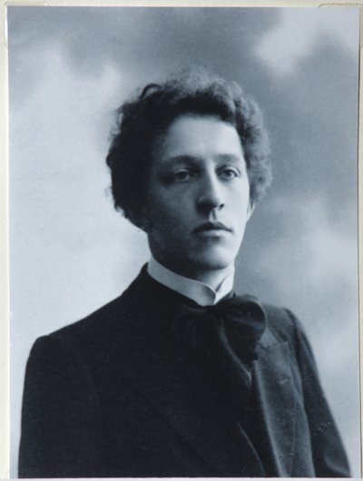 Retrato del poeta Alexander Blok 1880-1921, 1907 de Dmitri Spiridonovich Zdobnov