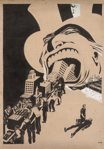 El capitalismo lo devora todo, 1920 de Dmitriy Stakhievich Moor
