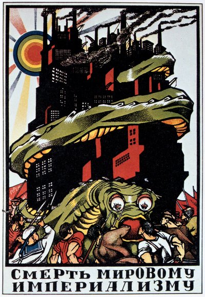 Por la muerte del imperialismo mundial, 1920 de Dmitriy Stakhievich Moor