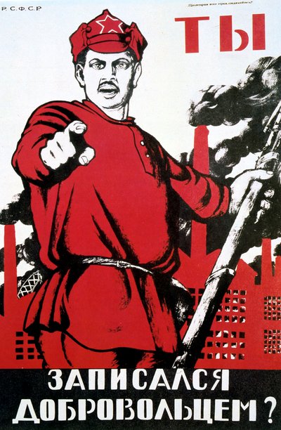 ¿Te has ofrecido como voluntario?, 1929 de Dmitriy Stakhievich Moor