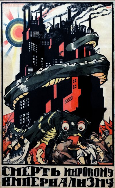 Cartel de propaganda comunista de Dmitry  Moor