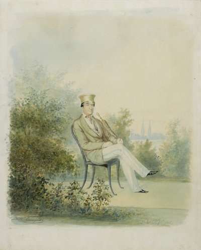 Retrato de Grigory Stepanovich Tarnovsky de Dmitry Ivanovich Bezperchy