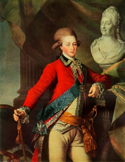 Retrato de Alexandr Dmitrievich Lansky, 1782 de Dmitri Grigorievich Levitsky