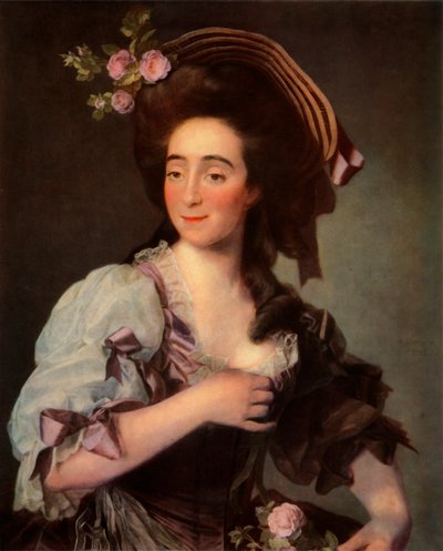 Retrato de Anna Davie Bernuzzi, 1782, 1965 de Dmitri Grigorievich Levitsky
