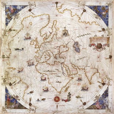 Carta portulana del mundo, 1519 de Dolfin Bonaldo
