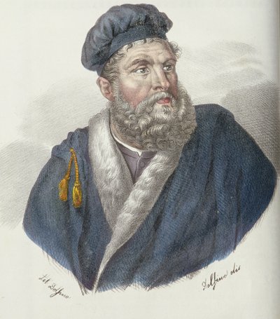 Retrato de Marco Polo de Dolfino