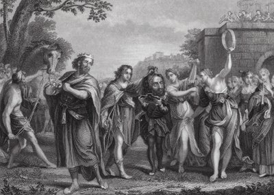 El triunfo de David de Domenichino (1581 1641) (after)