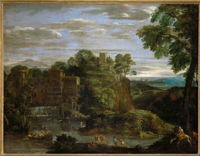 Vuelo a Egipto ... de Domenichino (1581-1641)