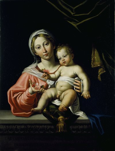 La Madonna della Rosa, antes de 1627 de Domenichino