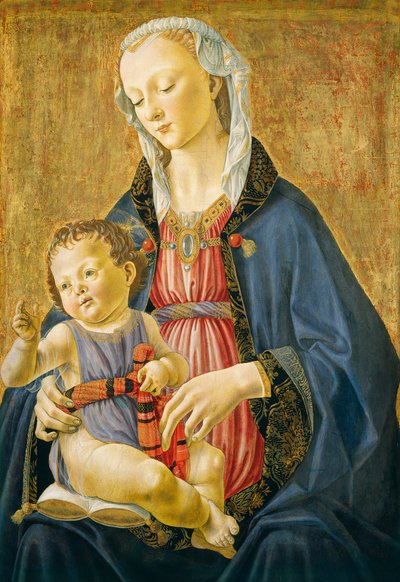 Madonna y el Niño, c. 1470-75 de Domenico Ghirlandaio