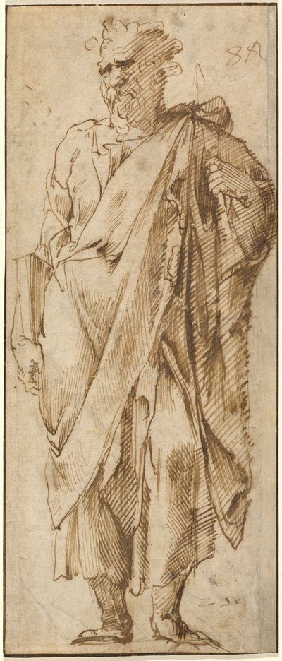 Un santo de pie de Domenico Beccafumi
