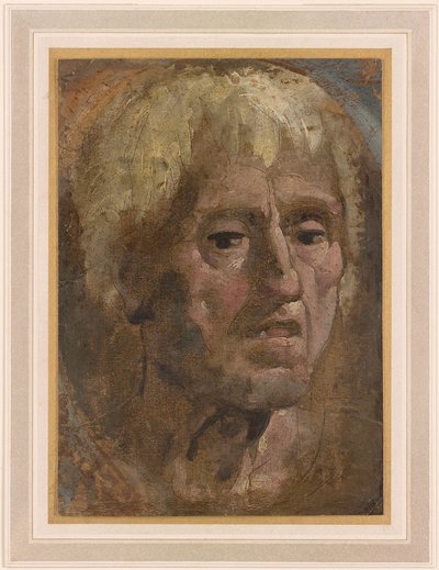 Beccafumi - Cabeza de anciano con la boca abierta, 1535 de Domenico Beccafumi