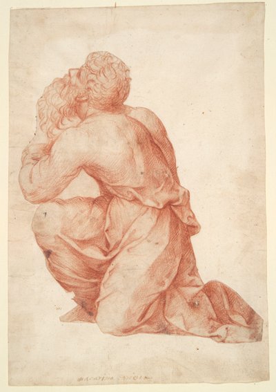 hombre arrodillado de Domenico Beccafumi