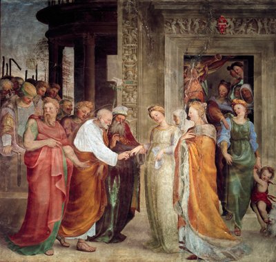 La boda de Nuestra Señora de Domenico Beccafumi