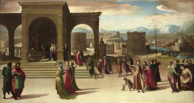 La historia de Papirio, mediados de la década de 1520 de Domenico di Pace Beccafumi  