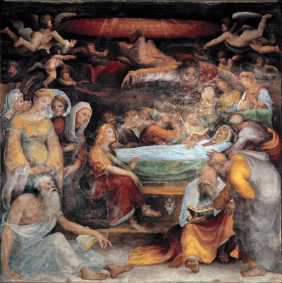 La muerte de la Virgen de Domenico Beccafumi