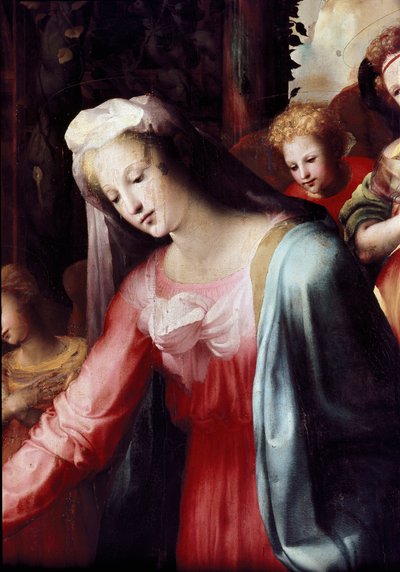 La natividad (detalle) de Domenico Beccafumi