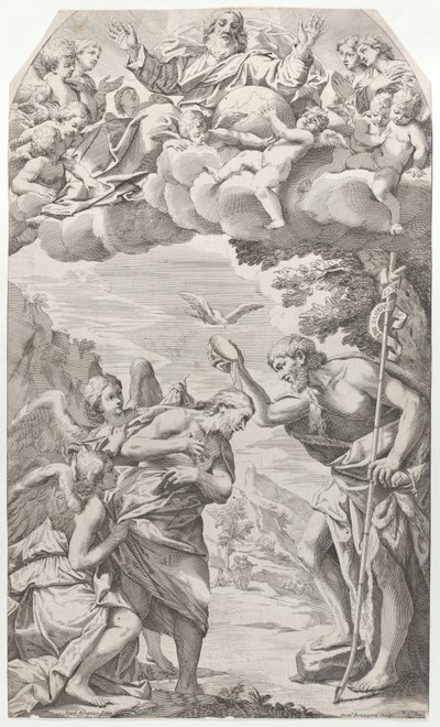 El bautismo de Cristo de Domenico Bonavera