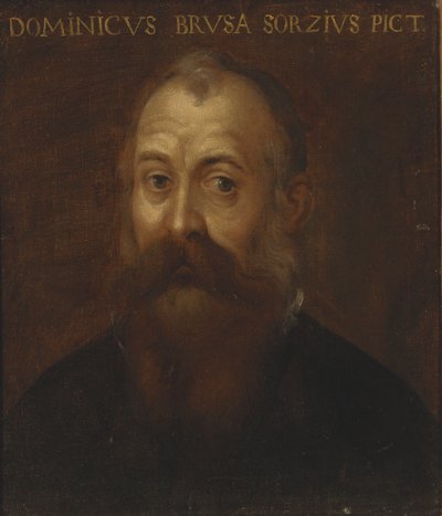 Retrato del artista de Domenico Brusasorci