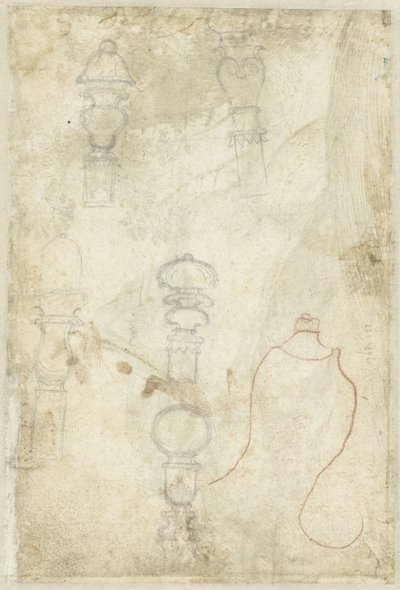 Botones para dibujar de Domenico Campagnola (possibly)