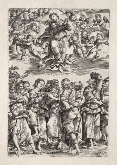 La Asunción de la Virgen de Domenico Campagnola