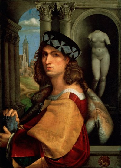Retrato de un hombre, Autorretrato, 1512 de Domenico Capriolo