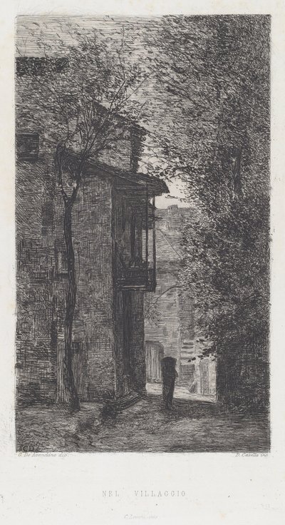 En el pueblo de Domenico Casella, after Serafin de Avendano
