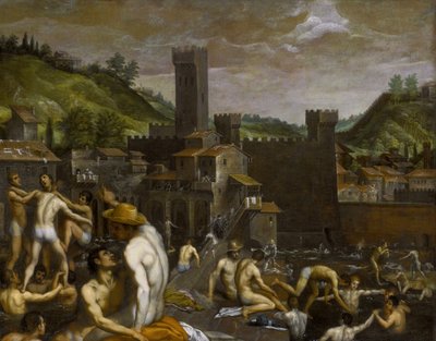 Bañistas en San Niccolo de Domenico Cresti