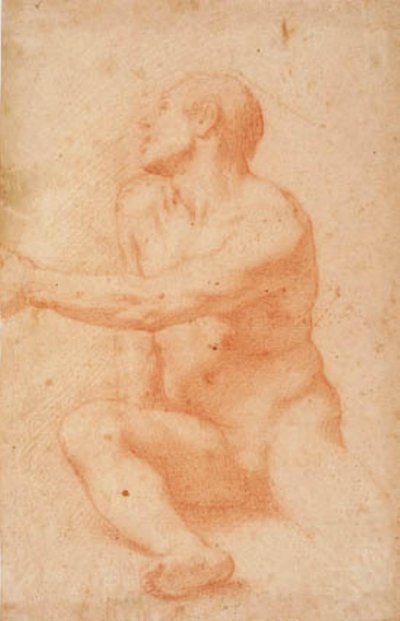 Desnudo sentado de Domenico Cresti