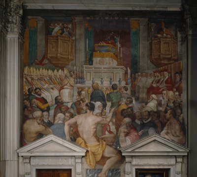 El Funeral de San Antonino, 1589 de Domenico Cresti
