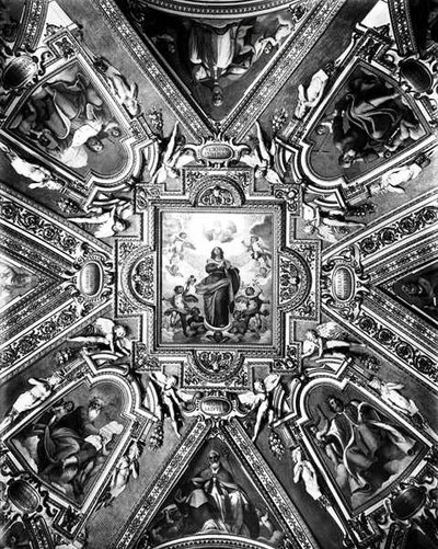 Virgen de la Inmaculada Concepción con santos y ángeles, en la Capilla Paulina, c.1611 de Domenico Cresti Passignano