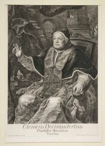 Papa Clemente XIII de Domenico Cunego