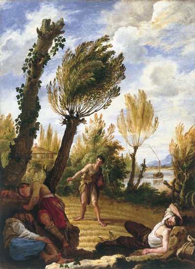 La Parábola del Trigo y la Cizaña de Domenico Fetti or Feti