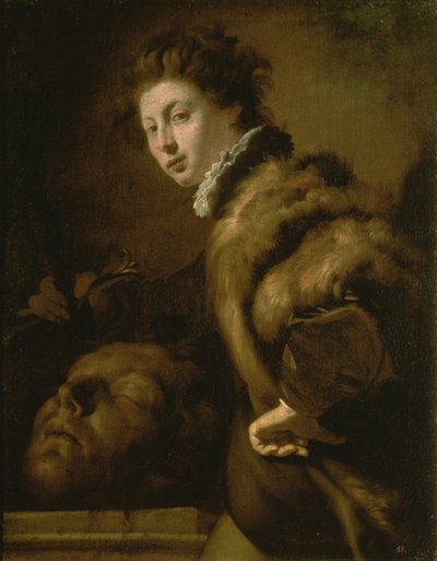 David con la cabeza de Goliat de Domenico Fetti or Feti