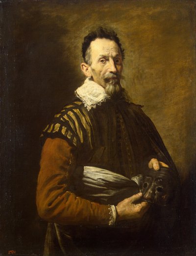 Retrato de un actor de Domenico Fetti or Feti