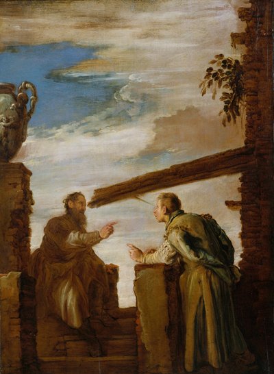 La Parábola de la Paja y la Viga, c.1619 de Domenico Fetti or Feti