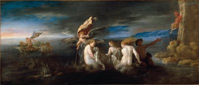Los amantes Hero y Leandro de Domenico Fetti or Feti