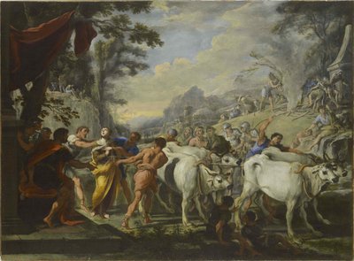 El martirio de Santa Lucía, um 1640-1650 de Domenico Gargiulo