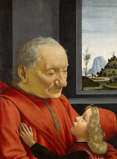 Italiano: Ritratto di vecchio con nipote Un viejo y su nieto de Domenico Ghirlandaio
