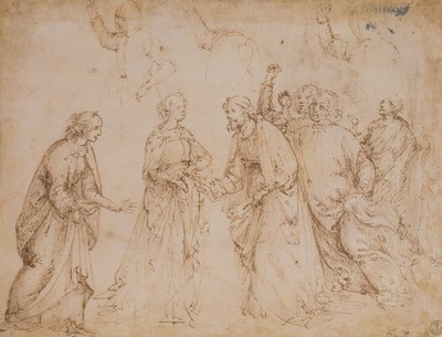 Matrimonio de la Virgen de Domenico Ghirlandaio