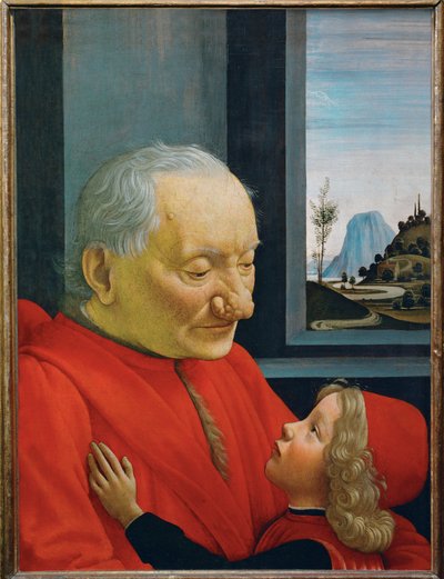 Retrato de un anciano y un niño - ... de Domenico Ghirlandaio