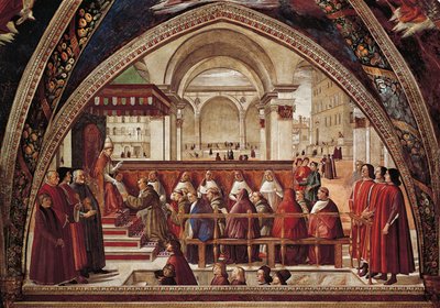 Historias de San Francisco de Asís de Domenico Ghirlandaio