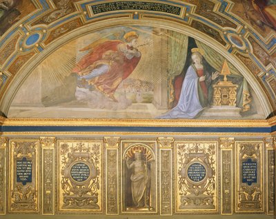 La Anunciación de Domenico Ghirlandaio