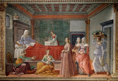 El nacimiento de San Juan Bautista de Domenico Ghirlandaio