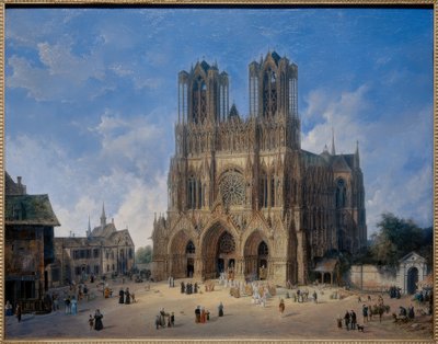 La catedral de Reims de Domenico II Quaglio
