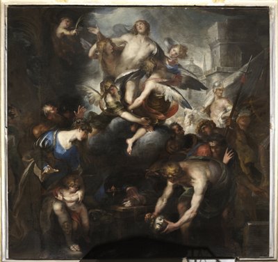 Martirio y Gloria de Santiago, hijo de Zebedeo de Domenico I Piola