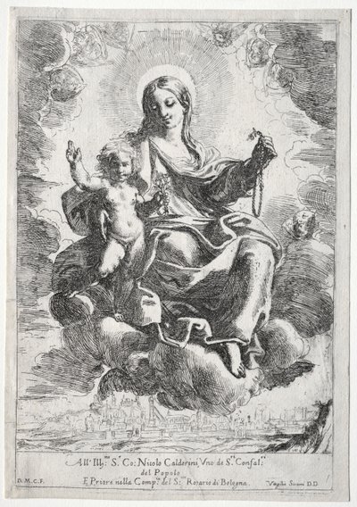 Madonna of the Rosary de Domenico Maria Canuti